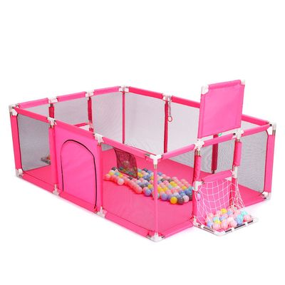 Imagen 2 del producto Corral Seguridad Bebes  Aro De Basket 180cm Rosado