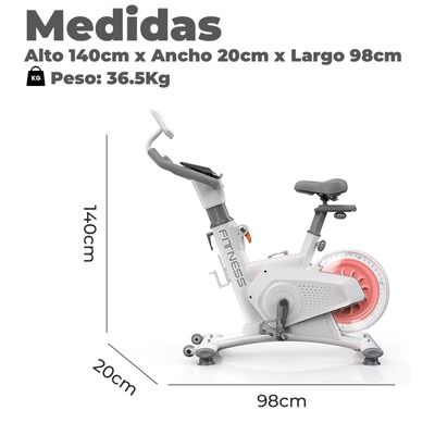 Imagen 2 del producto Bicicleta Spinning Magnetica Profesional k11 8 KG