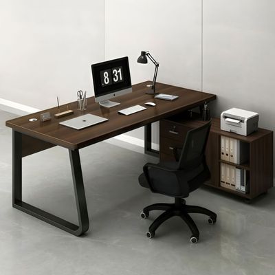 Imagen 2 del producto Escritorio Oficina Round Leg Posh Antideslizante Brown 160cm