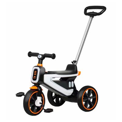 Triciclo Coche a Pedal 2 en 1 con Mango Desmontable