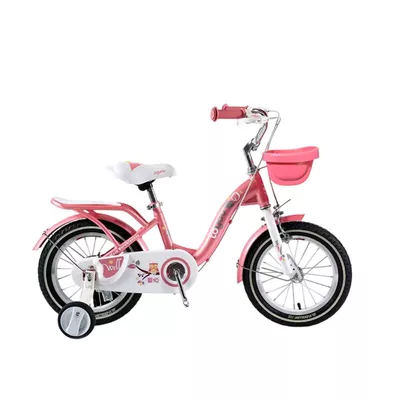 Bicicleta Niña Infantil De Paseo Pink Owl Rueditas Aro 16