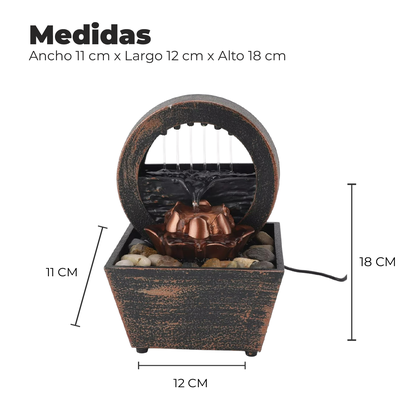 Imagen 2 del producto Fuente De Mesa Cascada De Agua Feng Shui Estilo Paris