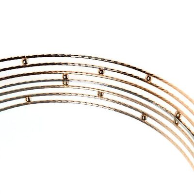 Imagen 2 del producto Bandeja Decorativa Espejo Gold/ Centro de Mesa 28 cm