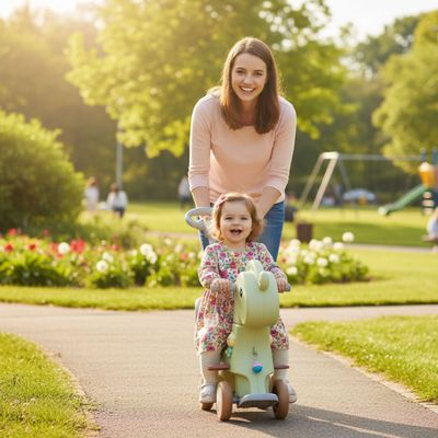 Imagen 2 del producto Mecedora Andador con Mango 2 en 1 Caballito