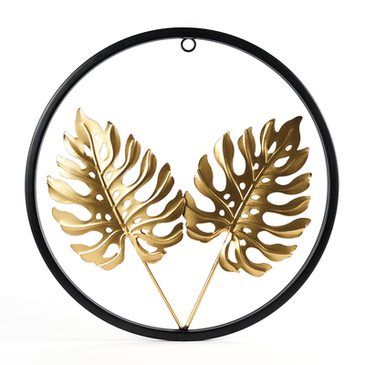 Adorno Metálico Decorativo Pared 2 Hojas