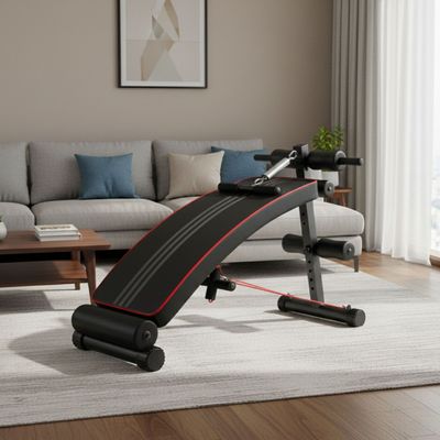 Imagen 2 del producto Banca Abdominales Full Pro Biceps Triceps Con Bandas Sportime