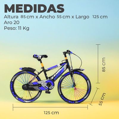 Imagen 2 del producto Bicicleta Niño Infantil Mountain Bike MTB Con Ruedas Aro 20