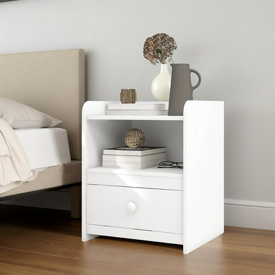 Imagen 2 del producto Velador Moderno 2 Niveles 1 Cajon 41x26x33 cm