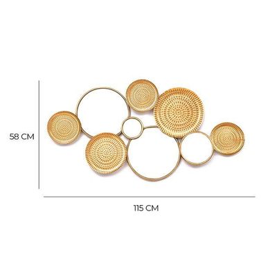 Imagen 2 del producto Adorno Espejo De Pared Decorativo Combinación de Discos