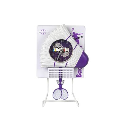 Reloj Despertador Inalambrico Badmington Morado