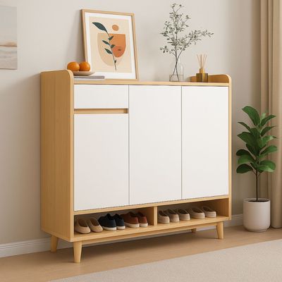 Imagen 2 del producto Zapatero Bicolor Elegance 3 Puertas Organizador Estante 101