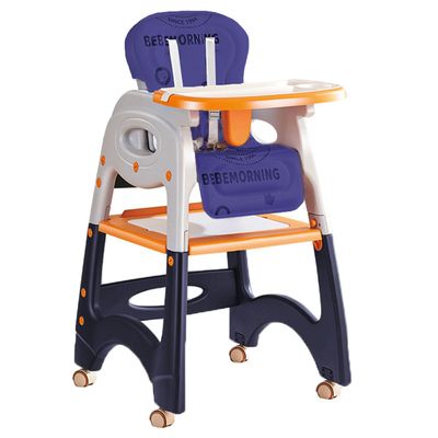 Silla Comer Bebe Safe Baby + Mesa 6 en 1 Con Ruedas