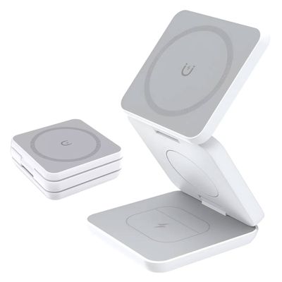 Cargador Inalámbrico Magnético Estación De Carga 3 En 1