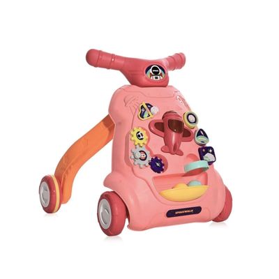 Andador Caminador Didactico Correpasillos Rosado