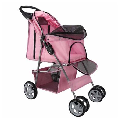 Imagen 2 del producto Coche Paseo Mascota Plegable Portatil 4 Ruedas