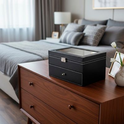 Imagen 2 del producto Caja Estuche Organizador de 20 Relojes de Lujo