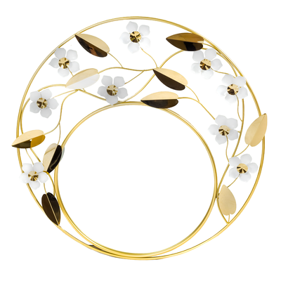 Espejo Decorativo Flores y Hojas Amsterdam