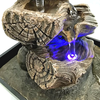 Imagen 2 del producto Decoración Cascada Fuente de Escritorio 4 Niveles con Luces LED