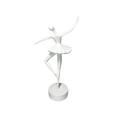 Imagen 2 del producto Adorno Deco Escultura Artística Bailarina Ballet Blanca