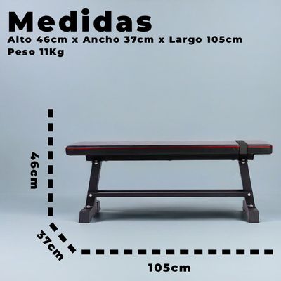 Imagen 2 del producto Banca Abdominal Doble Soporte Firme y Acolchado Grueso