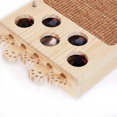 Imagen 2 del producto Juguete Gato Atrapa Raton Rascador  Interactivo