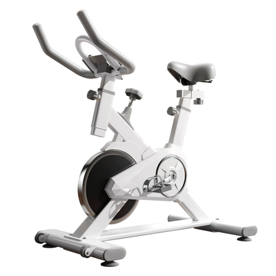 Bicicleta Spinning 6kg Resistencia Ajustable Blanca