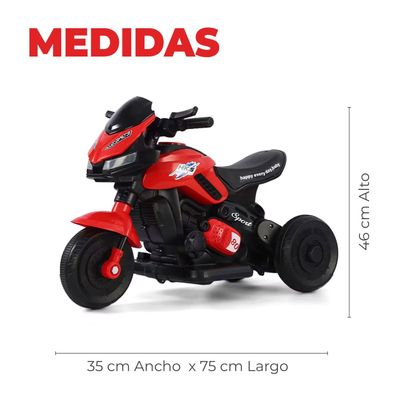 Imagen 2 del producto Moto Eléctrica Infantil 3 Ruedas Con Luz y Sonido HK5 6V