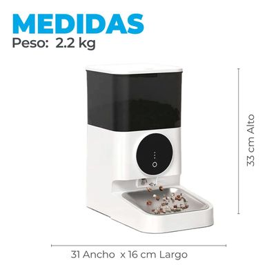 Imagen 2 del producto Dispensador Automatico Comida Mascotas 4.5 lts.