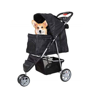 Coche Paseo Mascota Plegable Portatil 3 Ruedas