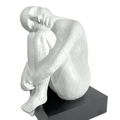 Adorno Deco Pensador Estatua Escultura Figura Arte Elegante