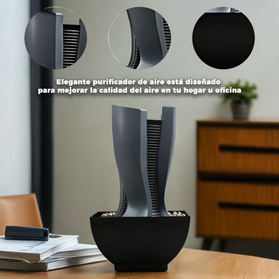 Imagen 2 del producto Fuente De Mesa Cascada De Agua Feng Shui Arte Moderno