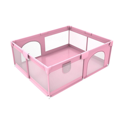 Corral de Seguridad Bebe 180cm Rectangular Rosado