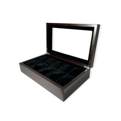 CAJA ESTUCHE ORGANIZADOR DE 10 RELOJES DE LUJO