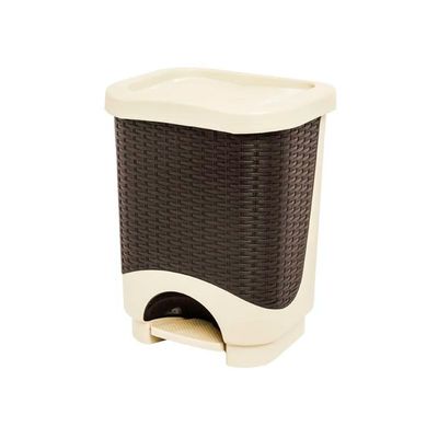 Tacho de Basura Dual Ratan 24LT Beige