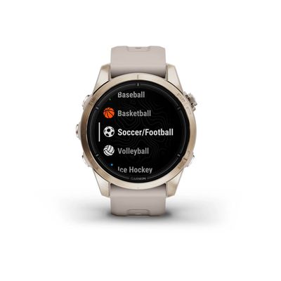 Imagen 2 del producto Reloj Garmin Epix Pro Gen 2 Sapphire 42mm Soft Gold Light Sand