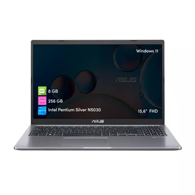 Notebook Asus Vivobook Intel 8GB 256GB SSD 15.6' FHD Win11