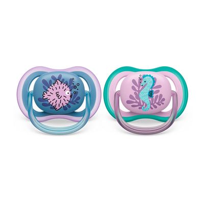 Imagen 2 del producto Chupete Avent Ultra Air 6-18 niña SCF085/61 2UN