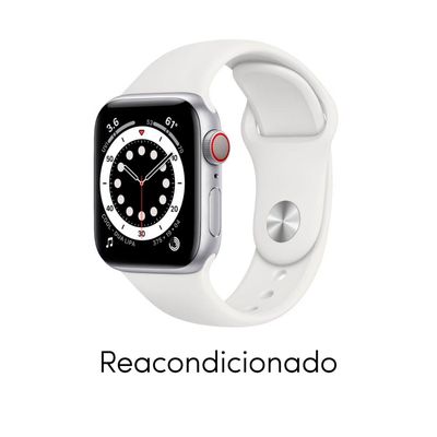 Imagen 2 del producto Apple Watch Series 6 44mm GPS + Celular Caja Aluminio Correa Blanca