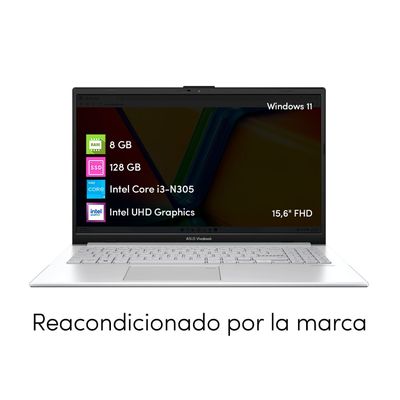 Imagen 2 del producto Notebook Asus Vivobook Go Intel Core i3 8GB 128GB SSD 15.6' FHD