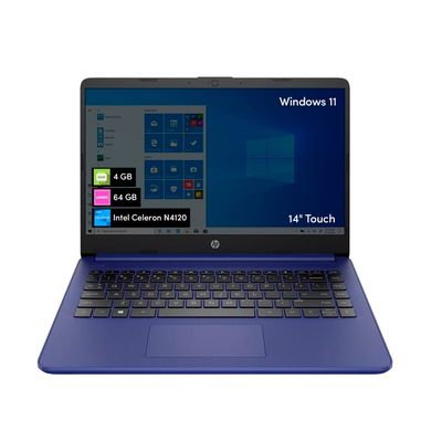 Imagen 1 del producto Notebook HP Intel Celeron 4GB 64GB 14' Táctil W11