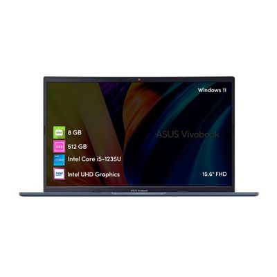 Notebook Asus Vivobook 15 Intel i5 8GB 512GB 15.6 FHD Win11