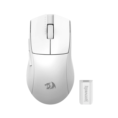 Mouse Gamer Inálambrico Redragon K1ng M916 Pro 4K Blanco
