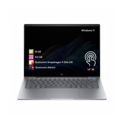 Notebook Hp Omnibook Snapdragon X 16Gb 512Gb Ssd 14 2K T
