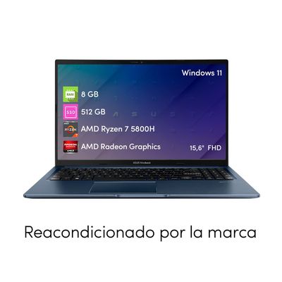 Imagen 2 del producto Notebook Asus Vivobook Ryzen 7 8GB 512GB SSD 15.6 FHD Win11