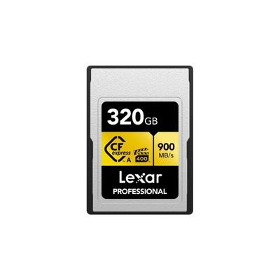Tarjeta de Memoria Lexar CFexpress Tipo A 320GB Gold 900mb/s 8K