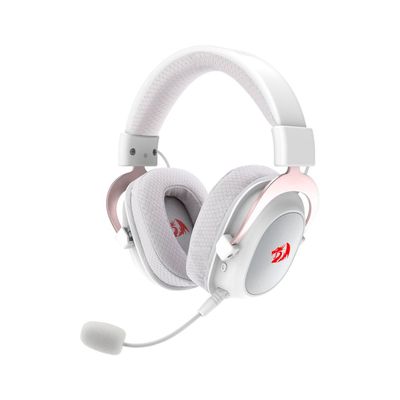 Audífonos Gamer Inalámbricos Redragon Zeus Pro Wireless H510 Blanco RGB