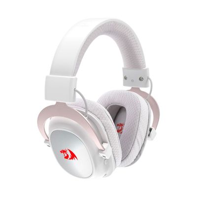 Imagen 2 del producto Audífonos Gamer Inalámbricos Redragon Zeus Pro Wireless H510 Blanco RGB