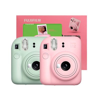 Imagen 1 del producto Pack C maras Instantaneas Instax Mini 12 Verde y Rosa
