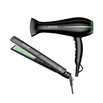 Pack Gama Secador Bora Avocado + Plancha Elegance Avocado