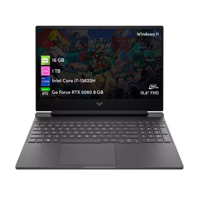 Notebook Gamer HP Victus Intel i7 16GB 1TB SSD RTX5060 15.6 FHD 144hz Win11